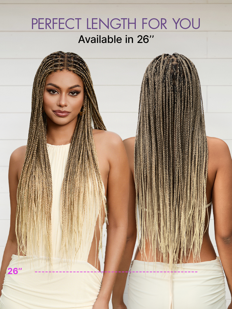 š„Real Scalp Knotless Braided Wig ā Lightweight Fit