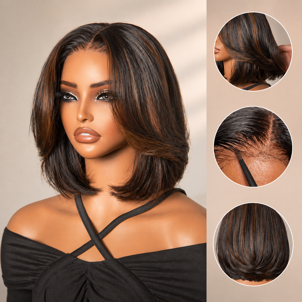Ready-to-Wear Highlight Bob Wig